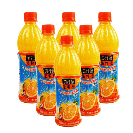 麻陽縣扶貧地方館 美汁源果粒橙450ml*24瓶整箱果汁飲料批發(fā)指南